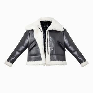 Leather Shearling coat